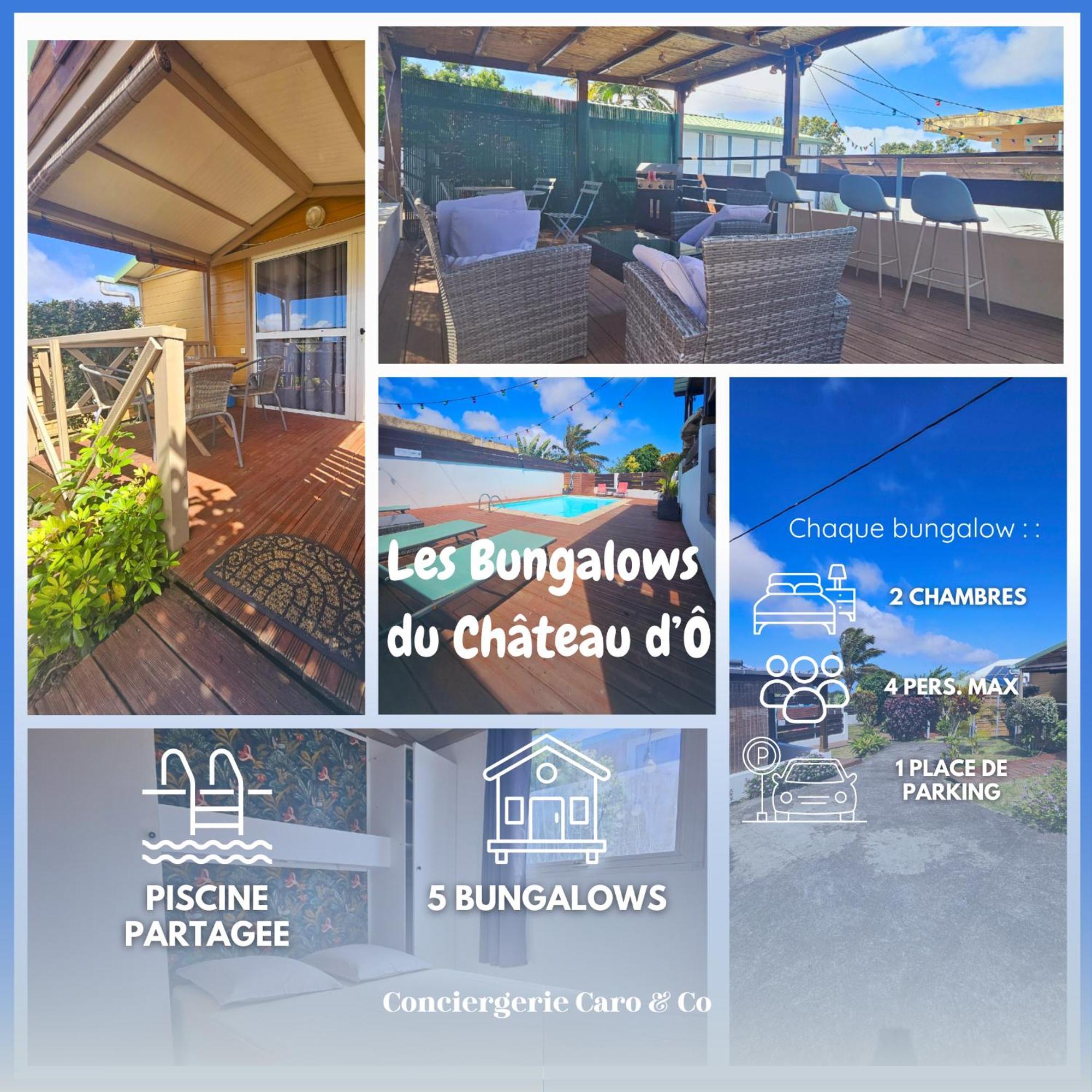 Les Bungalows Du Chateau D'O Petite Île エクステリア 写真